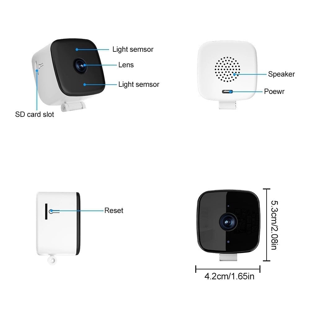 Smart 2K Window Security Camera