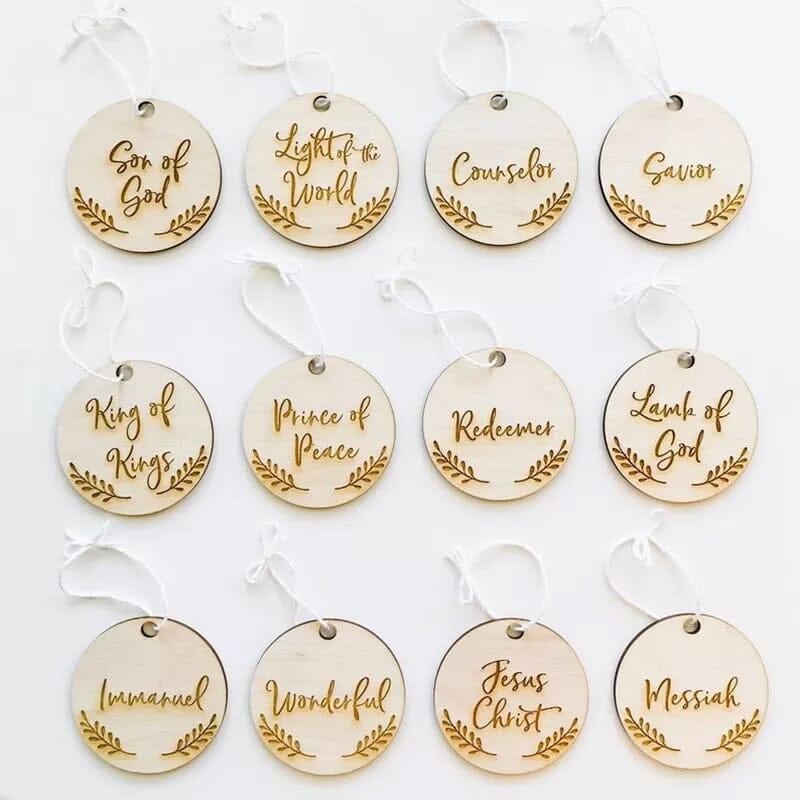 🎄Names Of Jesus Christ Ornaments🎁