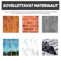 Kirkas vedenpitävä laastari- ja tiivisteneste