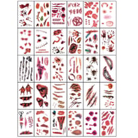 Sale-Halloween Horror Party Tattoo Stickers