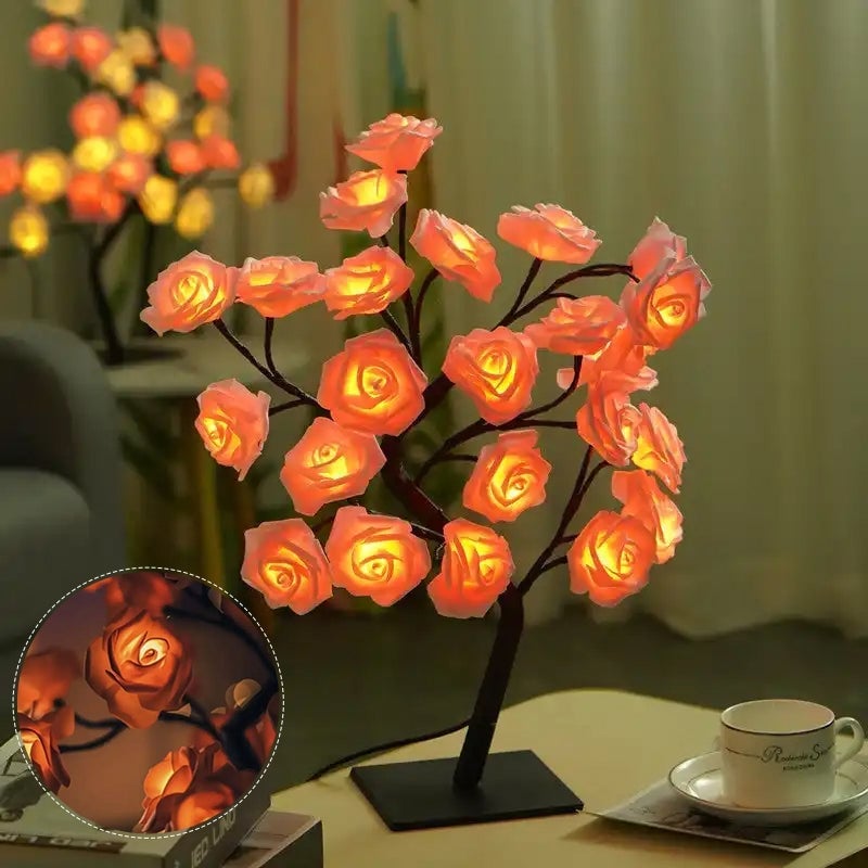Tischplatte Rosenbaum Lampe