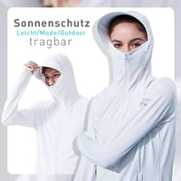 Leichter Sonnenschutz-Hoodie im Freien