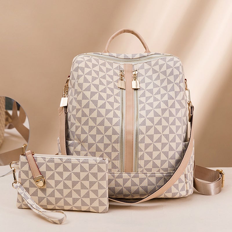 Large Capacity Retro Anti-theft Backpack
