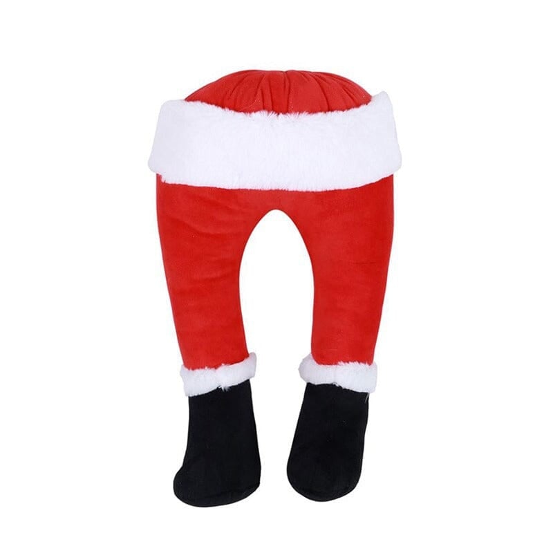 Juldekoration med tomteben