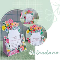 Best Christmas Gift - 2025 Bloomy Flowers Desk Calendar