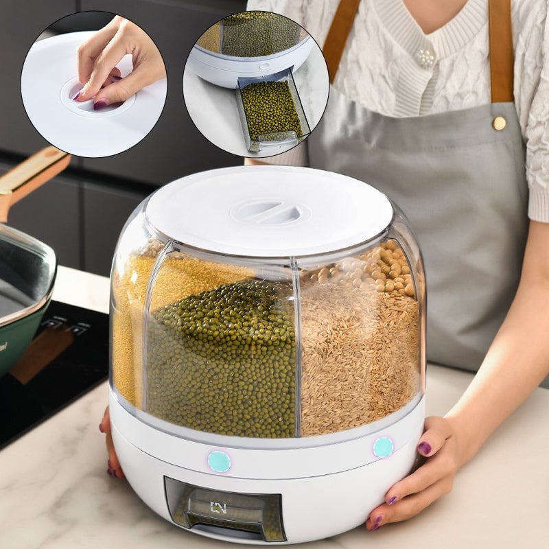 Moisture-Proof Grain Dispenser with lid