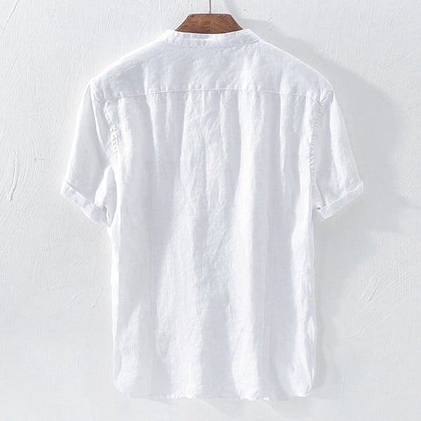 herenoverhemd met korte mouwen