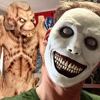 Gruselige Halloween Maske