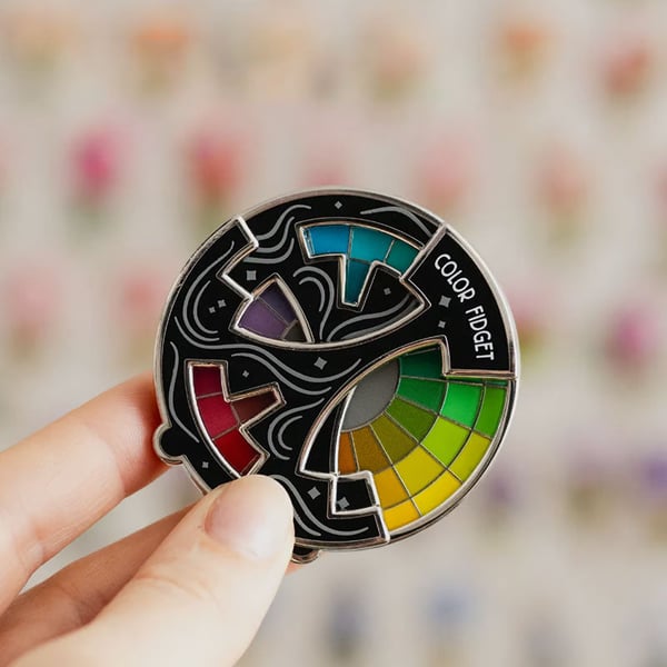 Color Fidget Enamel Pin(✨A Wheel Of Twenty Hues)