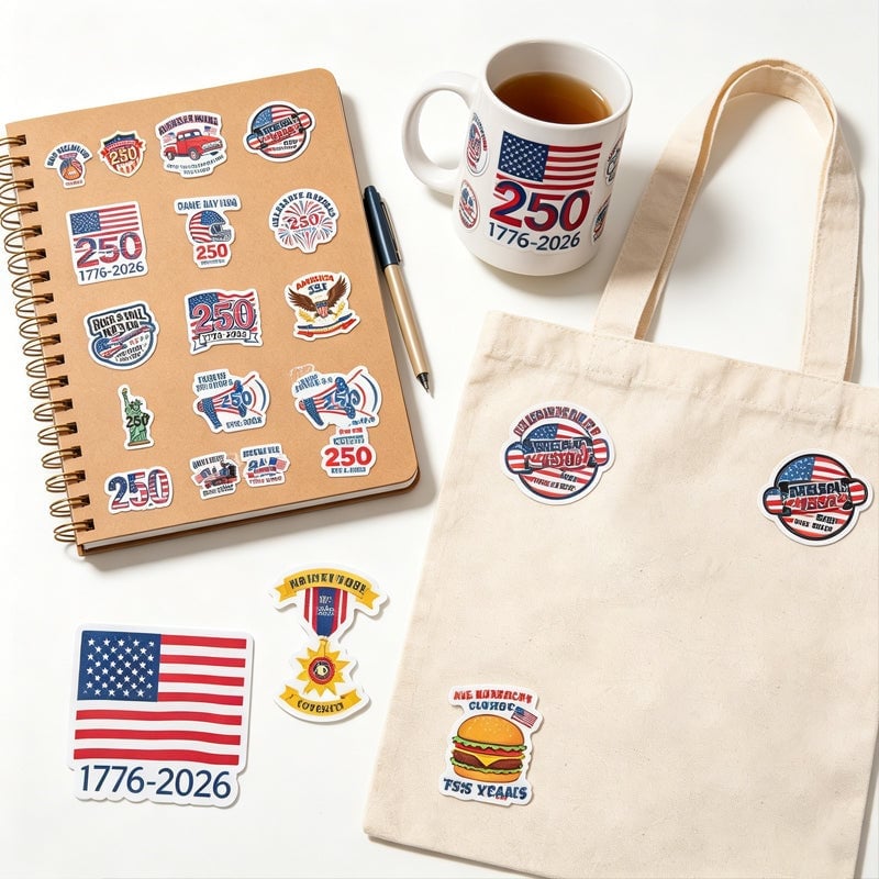 250th Anniversary Commemorative Sticker