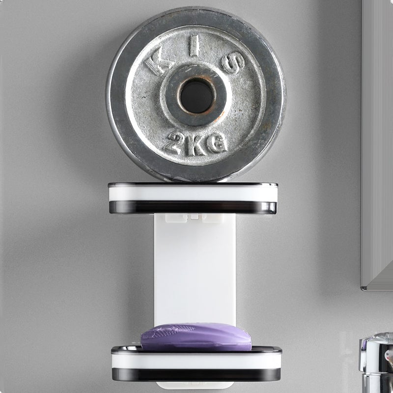 Doppelte Seifenschale mit Abtropfschale