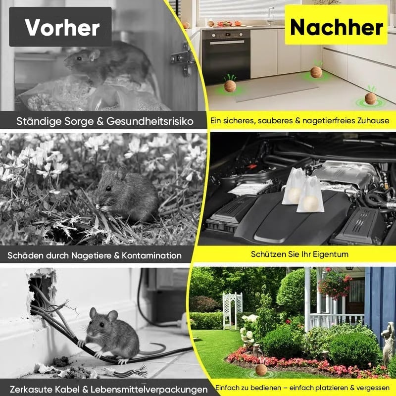 Maus- und Rattenabwehrkugeln