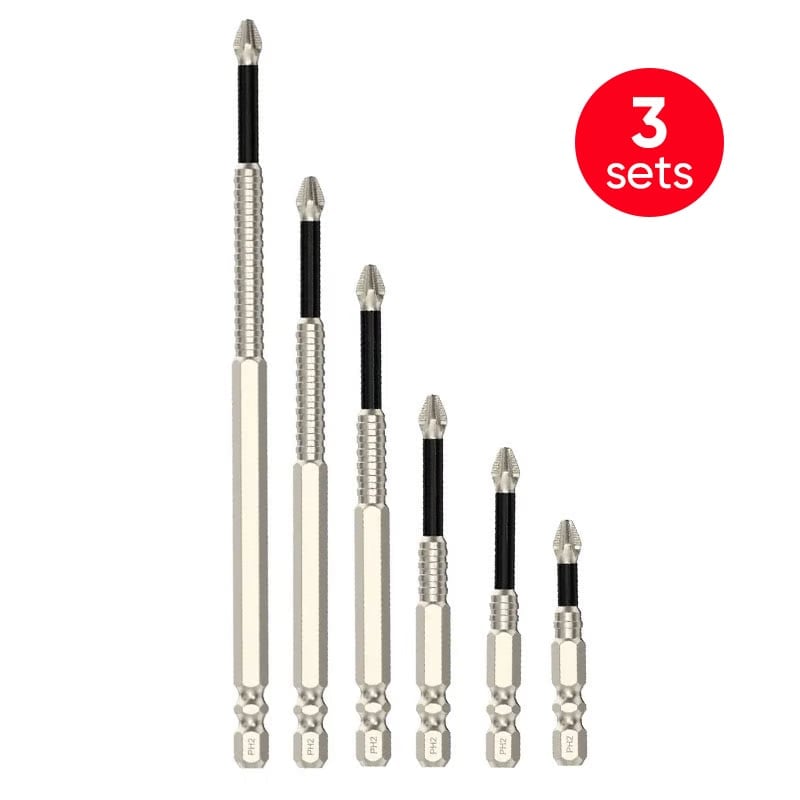 Sakerplus High-Magnetic Screwdriver Drill Bit Set