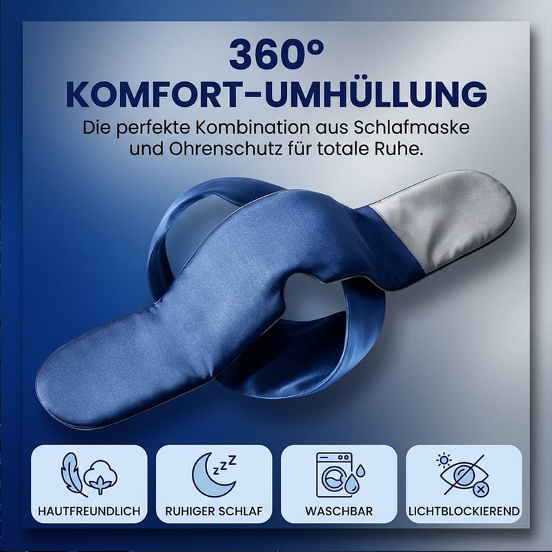 Gravity-Mikrodruck-Tiefenschlafmaske