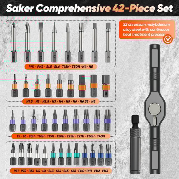 42 in 1 Magnetic Screwdriver Set
