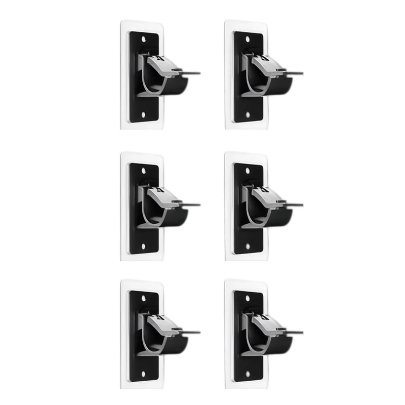 No Drill Curtain Rod Brackets