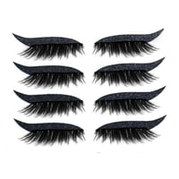 Wiederverwendbare Eyeliner und Wimpernaufkleber