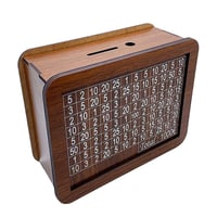✨Wooden money box with engraved figures