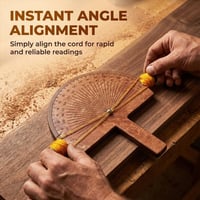 Handcrafted Wooden Precision Angle Finder
