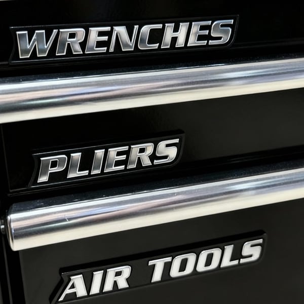 Magnetic Toolbox Labels