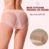 High Waist Ice Silk Seamless Shaping Briefs
