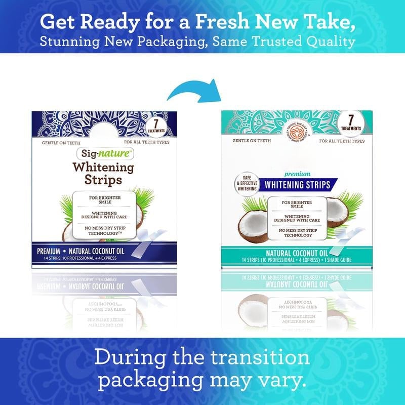 Coconut Mint Whitening Strips