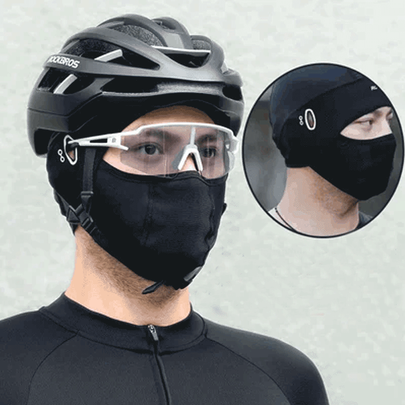 Ice silkki kasvonsuoja pyöräily huppu