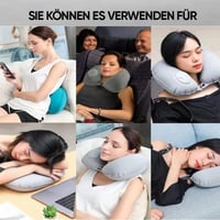 U-förmiges Kissen aus Milchseide