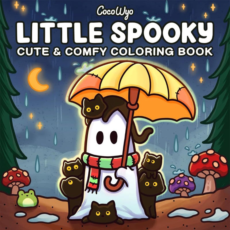 Spooky Cutie Coloring Book Paperback（🔥Christmas Sale 50% Off）