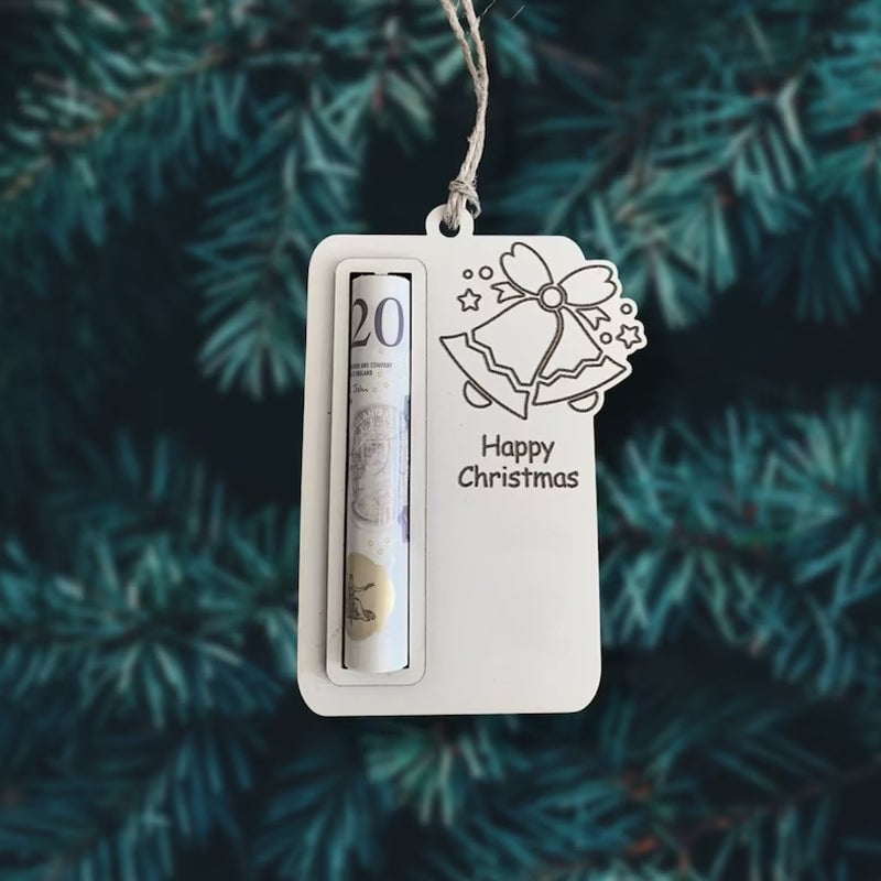 Cadeau de Noël en espèces