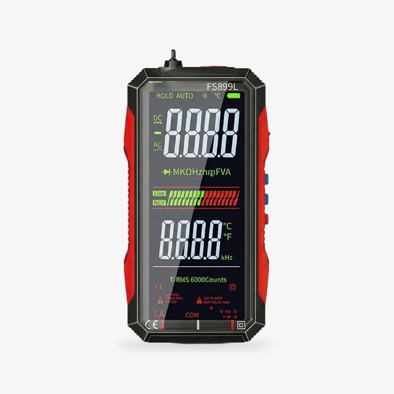 Digital voltmeter med 6000 punkters träffsäkerhet