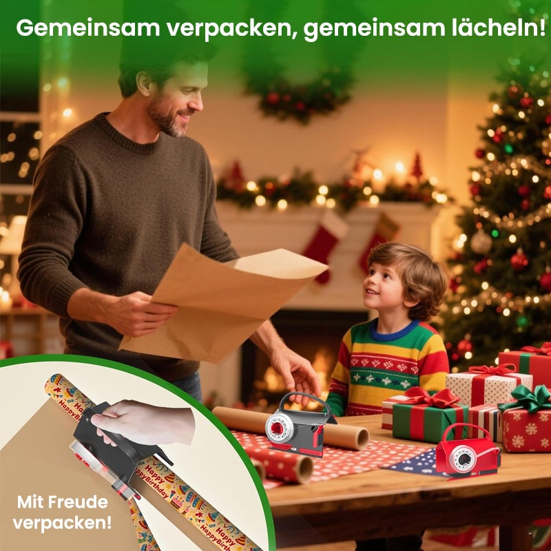 Geschenkpapier-Schneider- und Spenderset