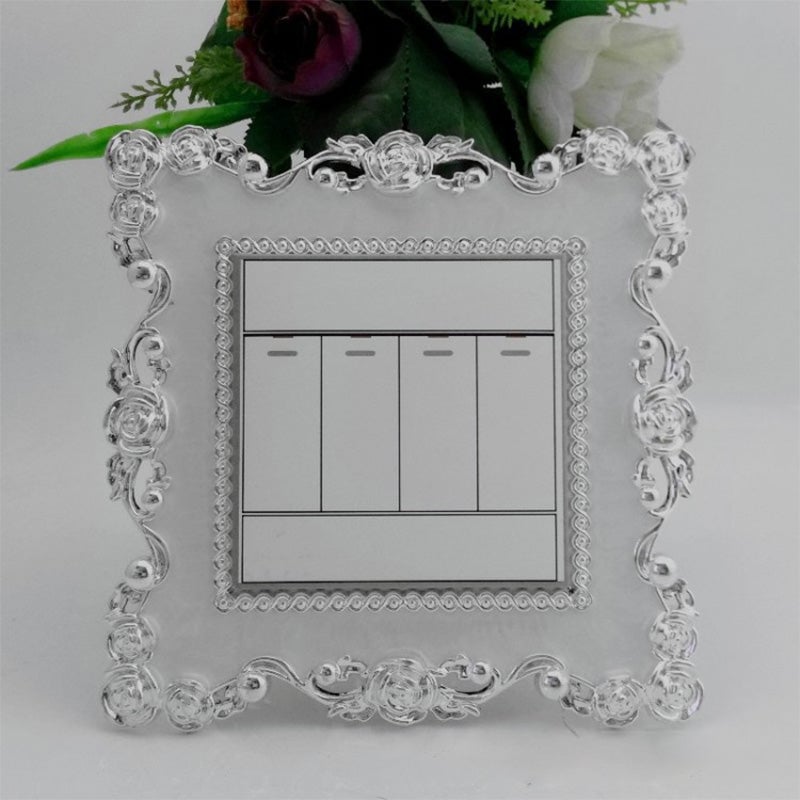Flower Design Decorative Switch Cover