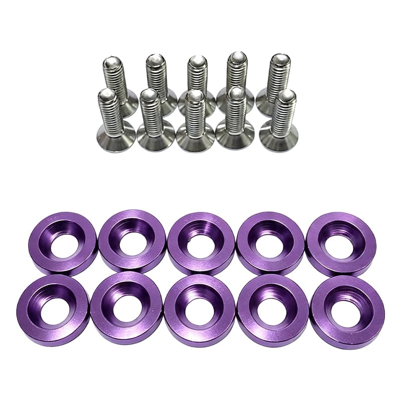 JDM Nickel Plated Bolt Washer Kit