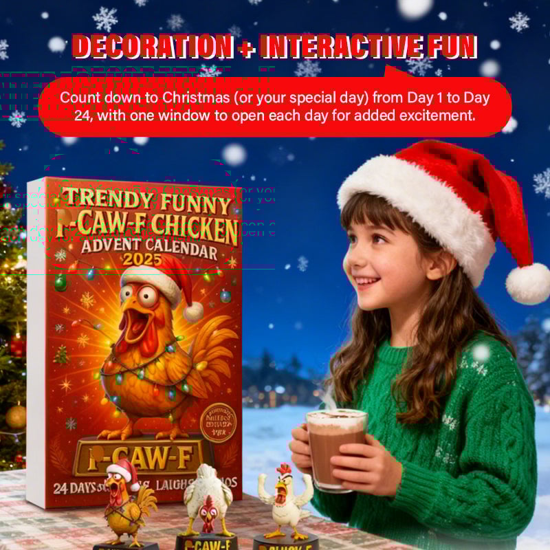 Funny Chicken Christmas Advent Calendar