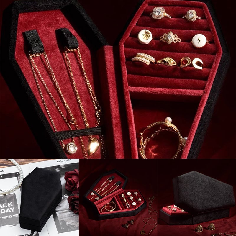 Gothic Coffin Jewelry Storage Box