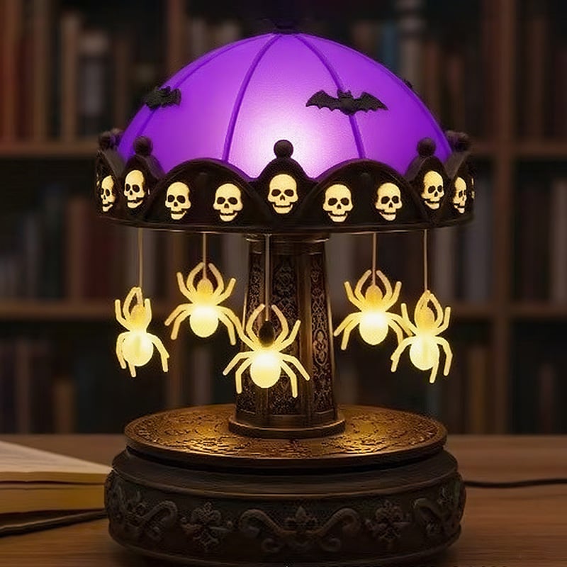 🔥🔥🔥🎃🎃🎃Limitiertes Halloween Rotierendes Geister-Nachtlicht
