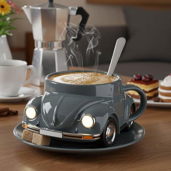 Beetle Shaped Coffee Mug