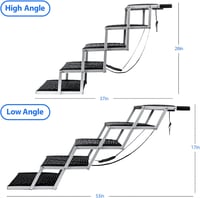 Sakerplus Dog Ramps for Cars