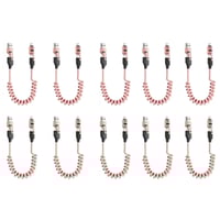 Spring retractable 4 in 1 65w fast charging data cable