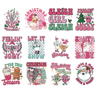 Christmas T-shirt Heat Transfer Stickers