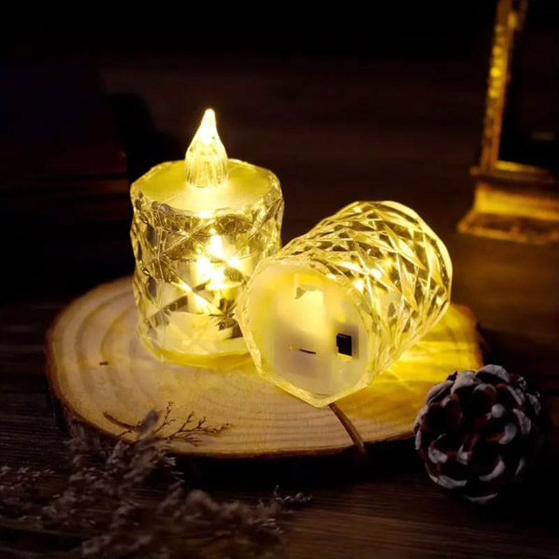 Crystal Flameless Candle Light