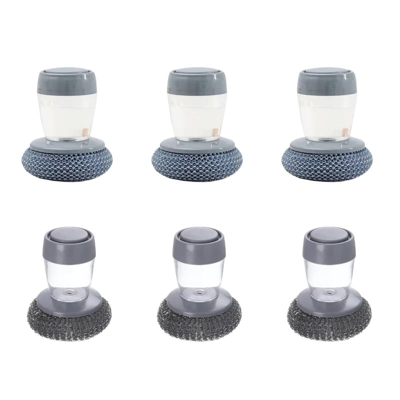 Kitchen Soap Dispensing Palm Brush