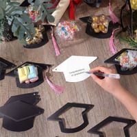 Graduation Cap Candy Card Set