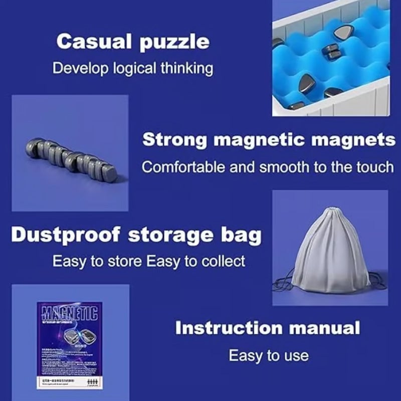 Sakerplus Christmas Magnetic Chess Game