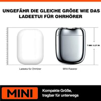 Sale- Neu eingetroffener Mini-Elektrorasierer mit Doppelkopf