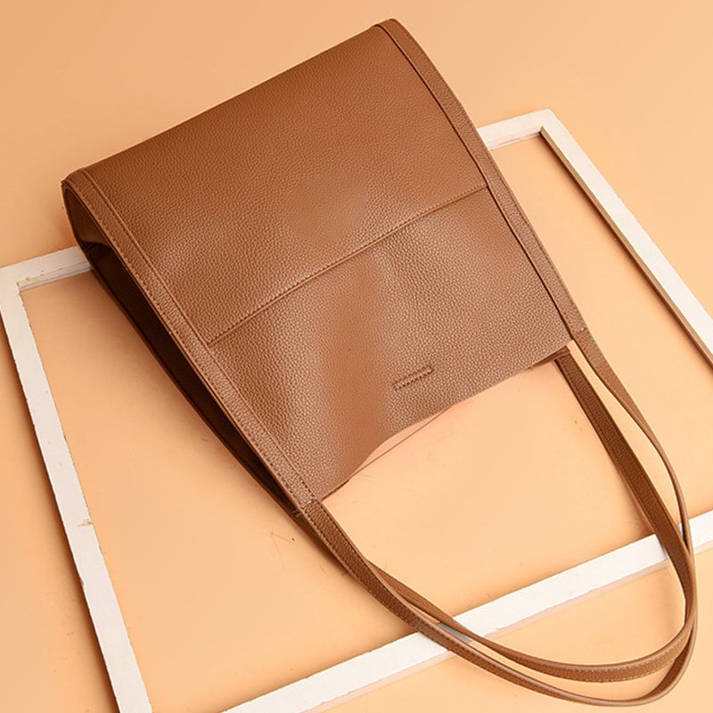 Sac à bandoulière simple de couleur unie