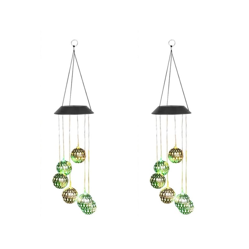 Solar Wind Chime Outdoor Light