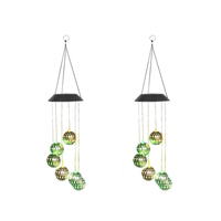 Solar Wind Chime Outdoor Light