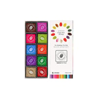 DIY Embossing Painting Template with Inkpad Fingertip Applicator Tool